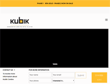 Tablet Screenshot of kubikcondos.com